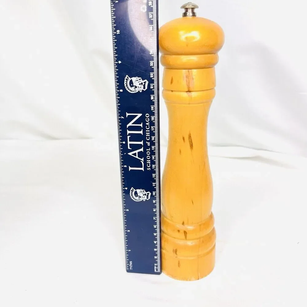 Banton by Vic Firth Pepper Mill 9” Wood Grinder Made USA Vintage MCM